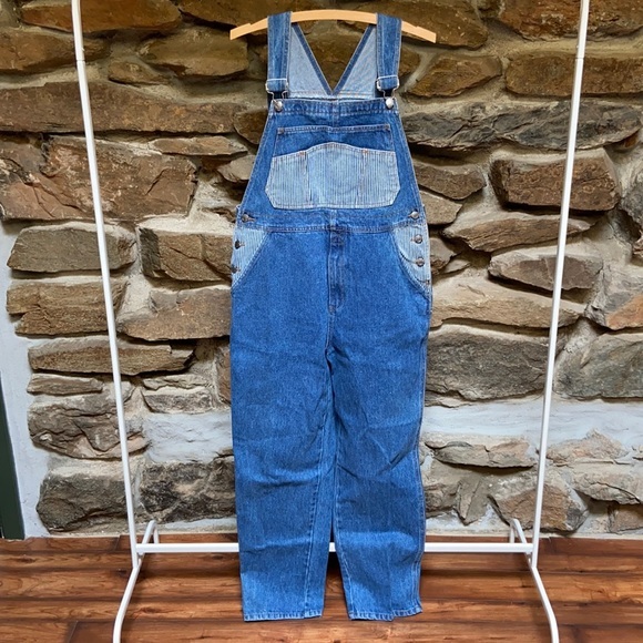Vintage North Blue West Carpenter Denim Overalls - Picture 1 of 11